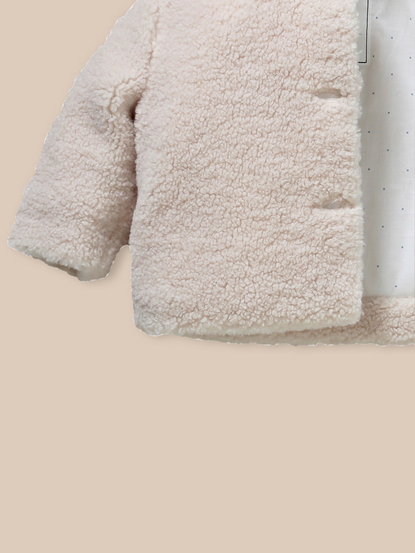 Baby's sherpa burnous jacket