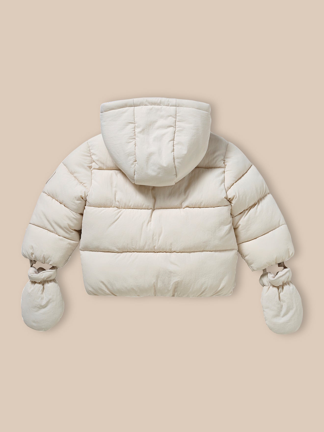 Baby's warm fleece-lined puffer jacket