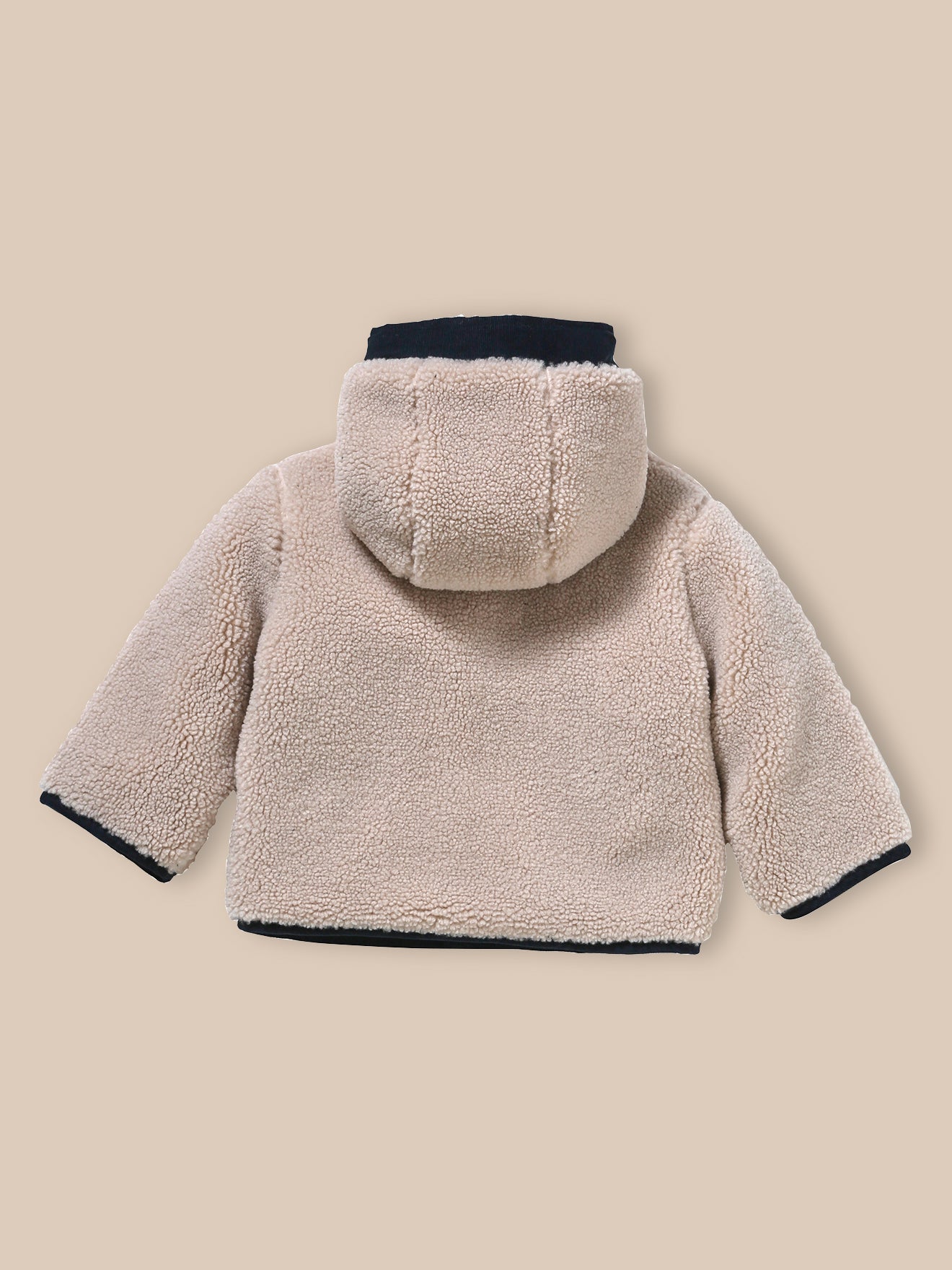 Baby's reversible burnous jacket