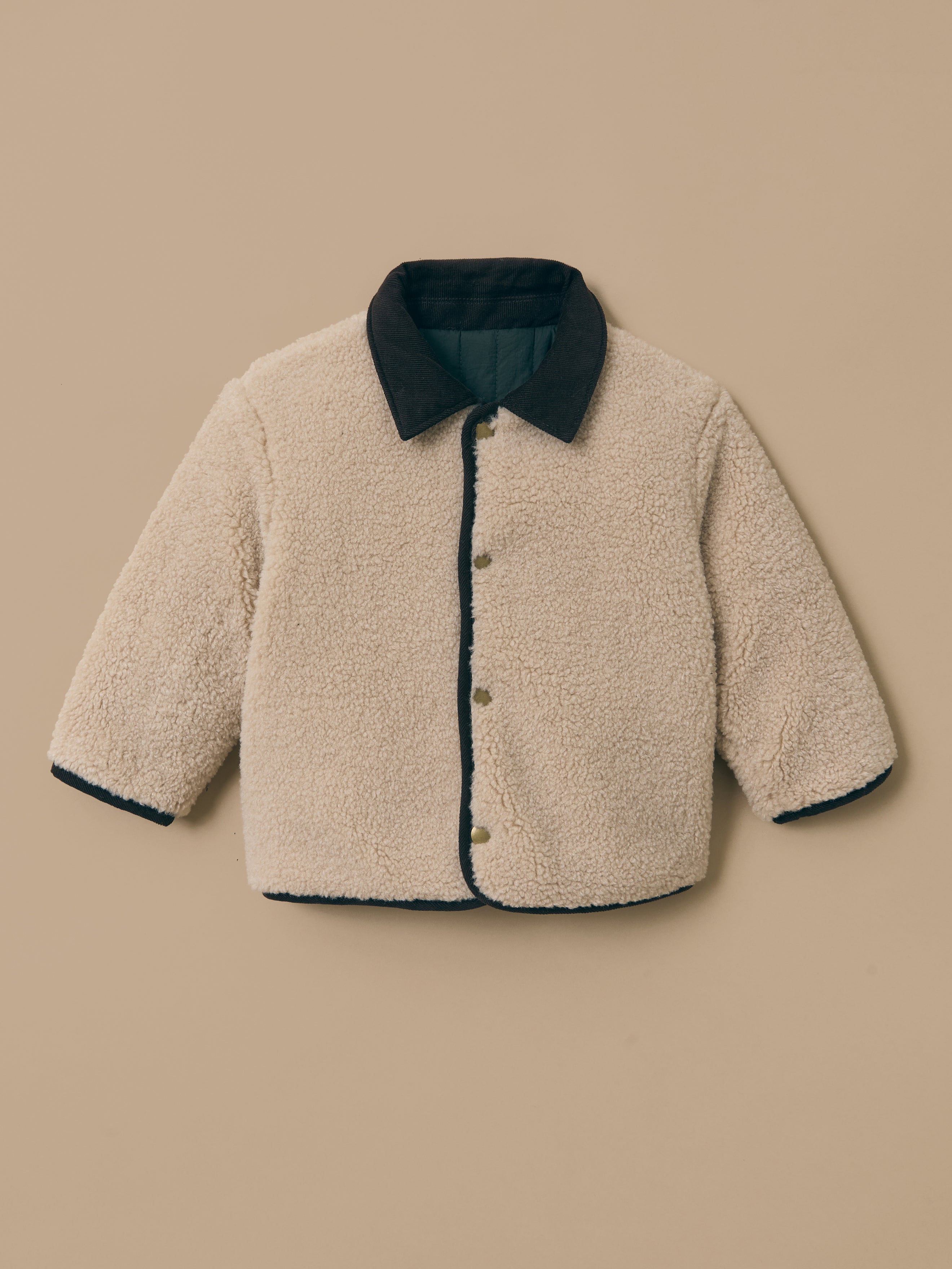 Veste réversible en sherpa Bébé