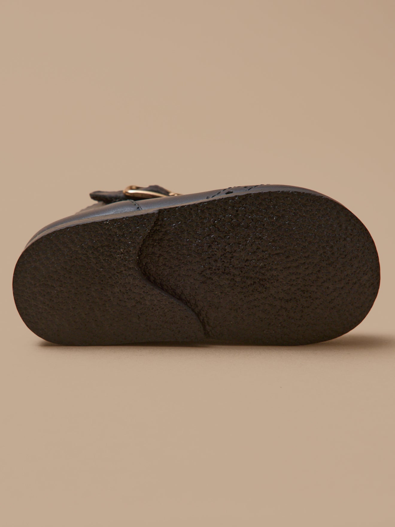 Baby's leather T-strap shoes