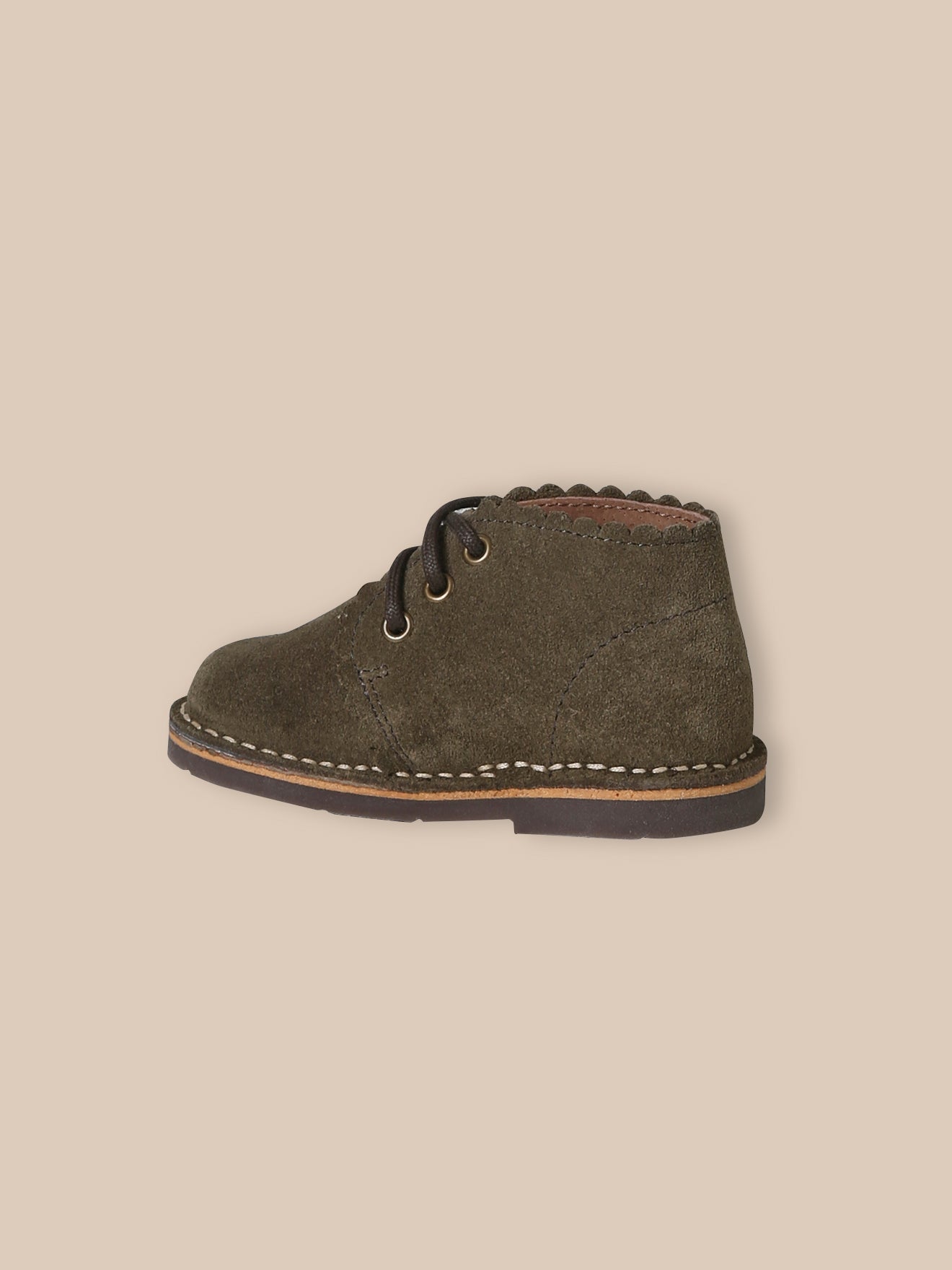 Baby's suede leather ankle boots