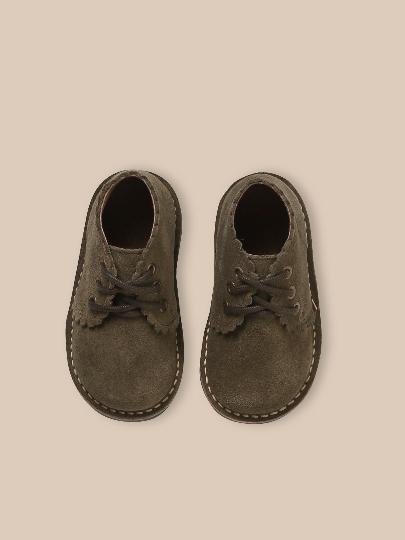 Baby's suede leather ankle boots