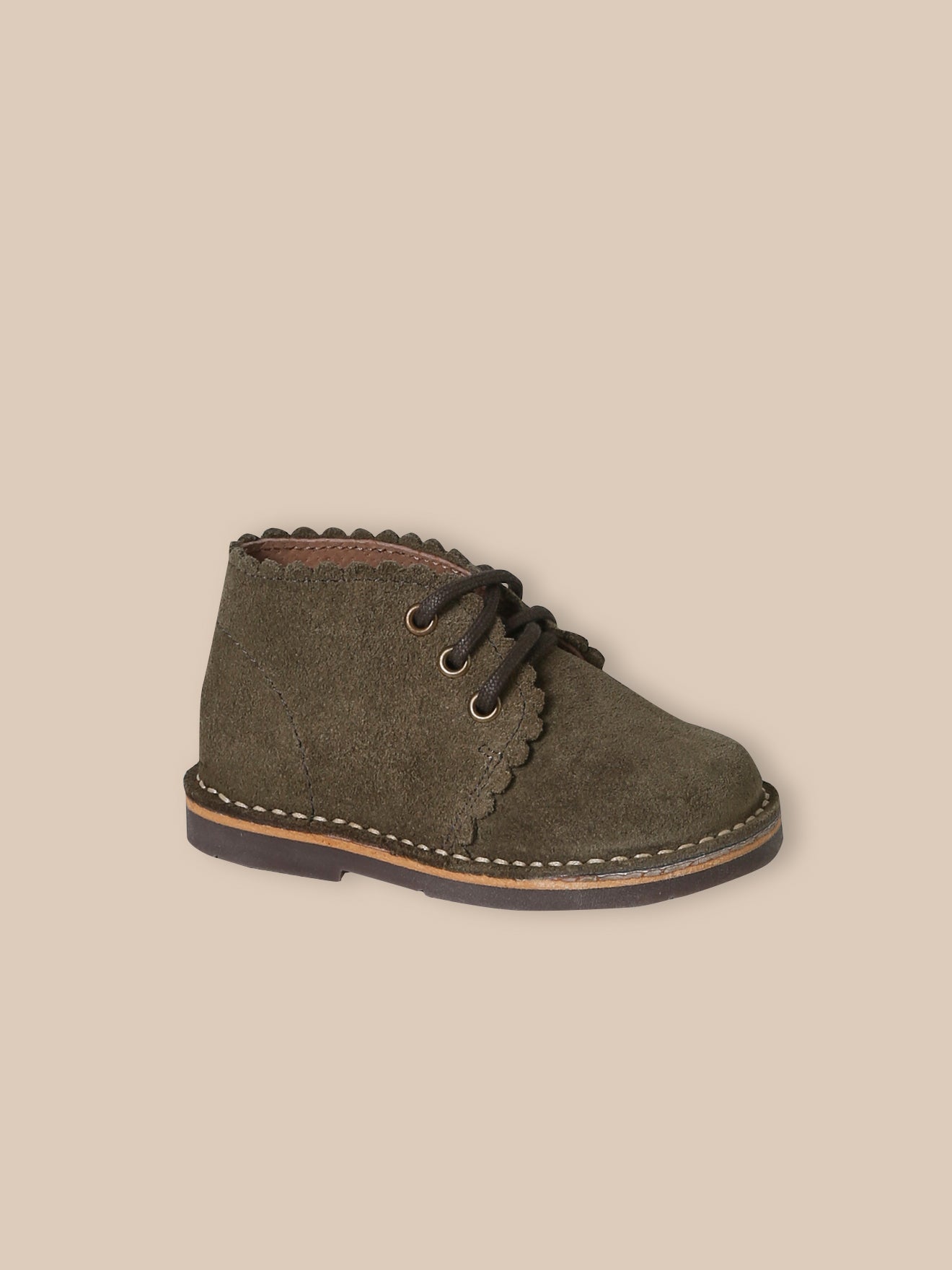 Baby's suede leather ankle boots