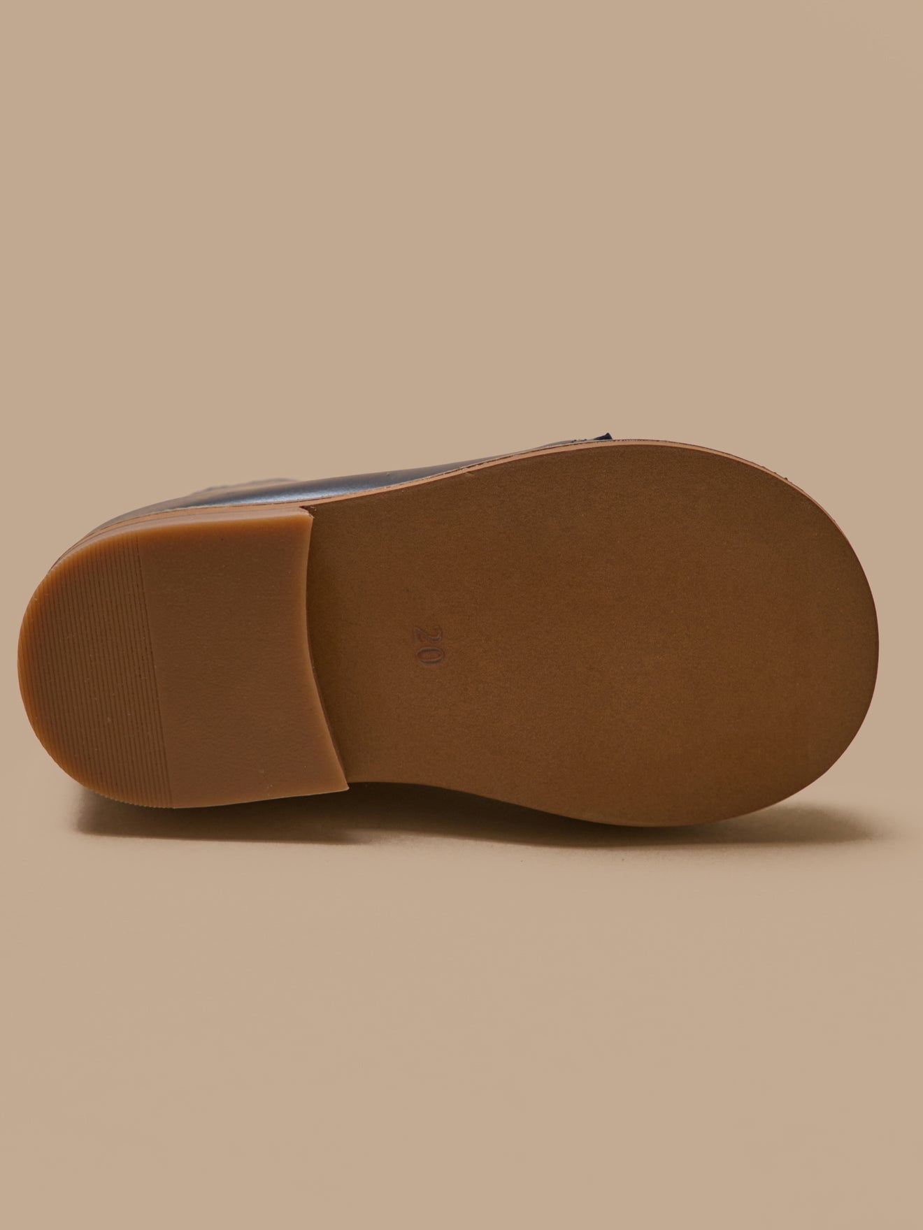 Bottines bout fleuri cuir bébé
