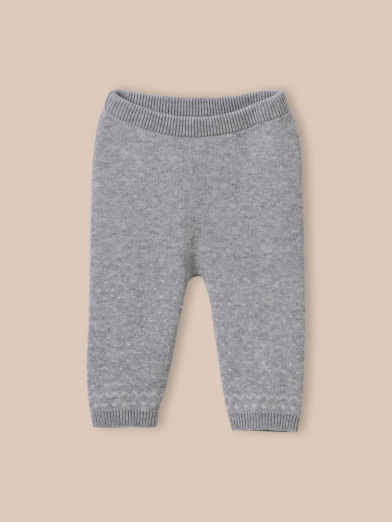 Ensemble jacquard bébé en laine