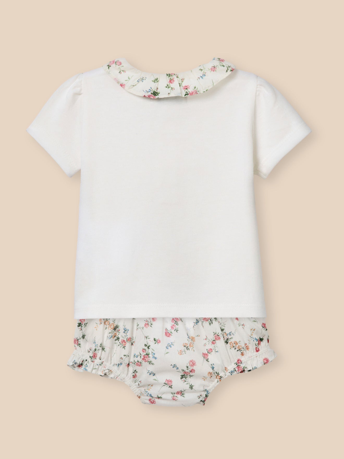 T-shirt and bloomer set in baby liberty fabric