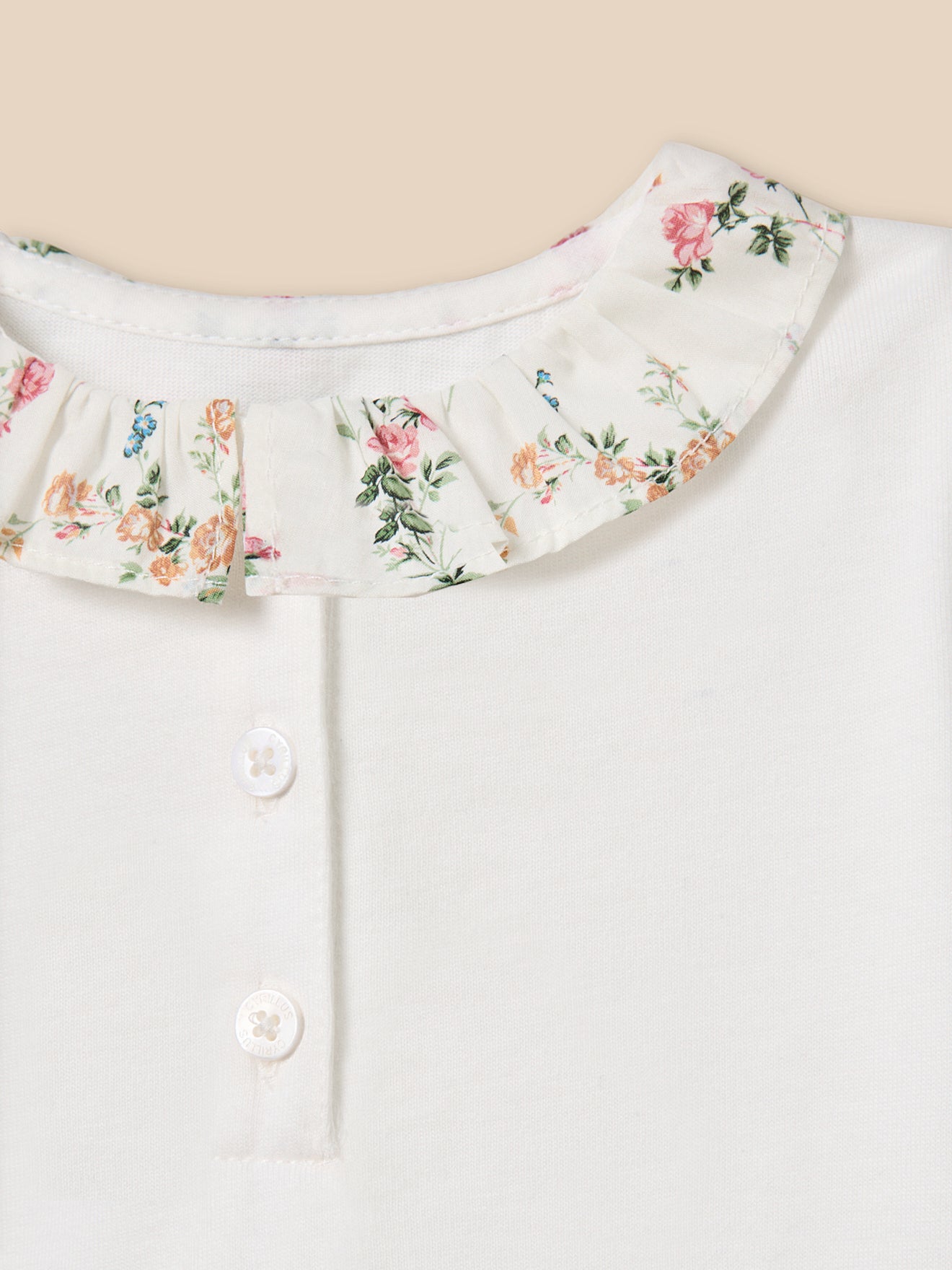 T-shirt and bloomer set in baby liberty fabric
