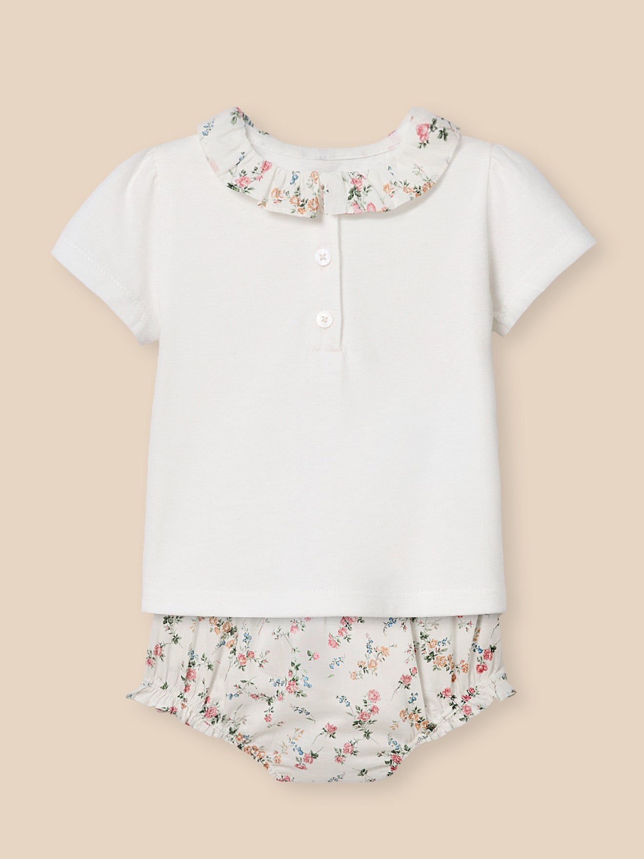 T-shirt and bloomer set in baby liberty fabric