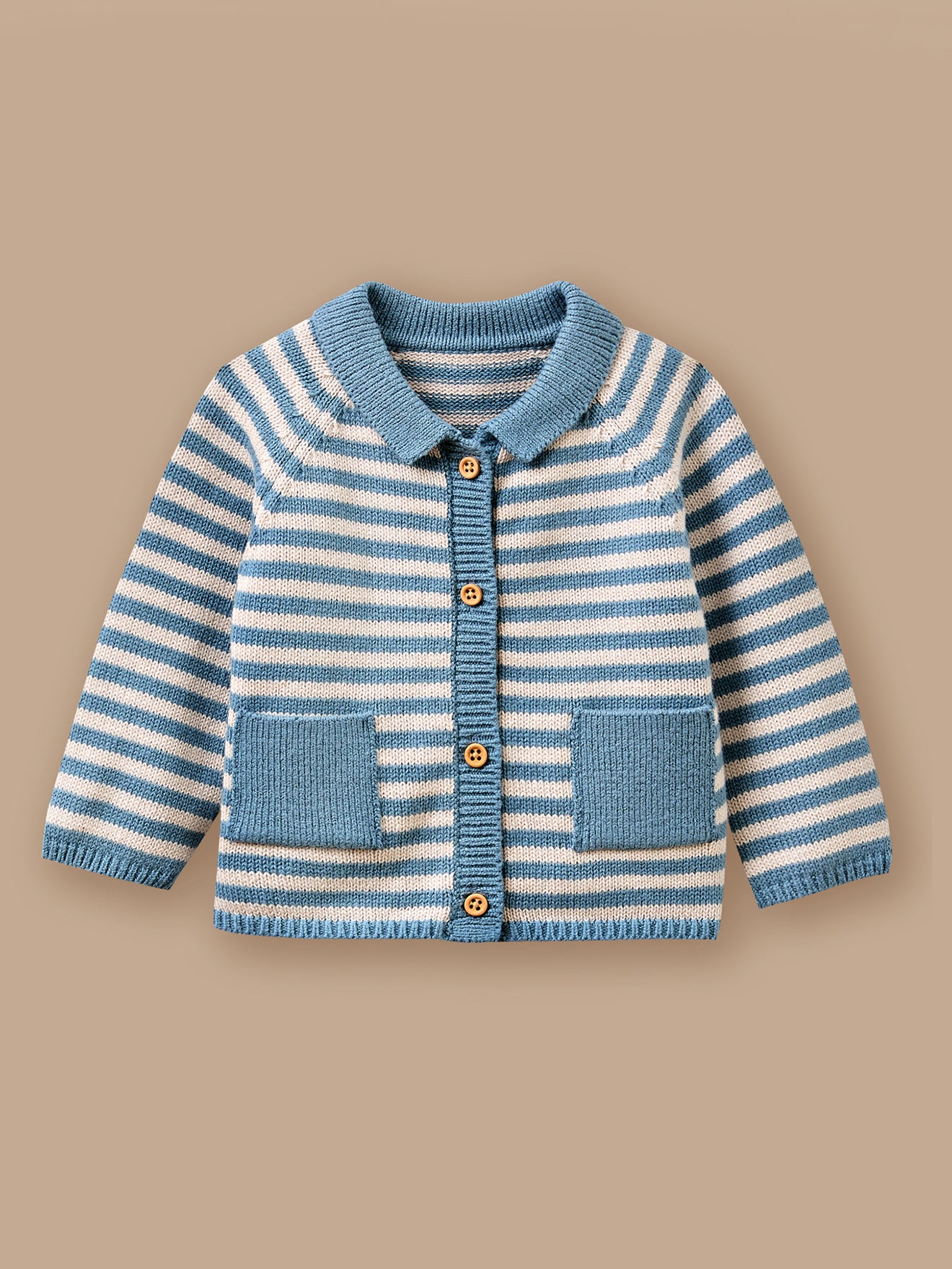 Ensemble en tricot rayé Bébé