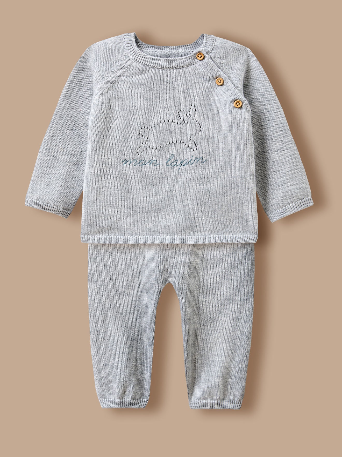 Ensemble laine et coton bébé