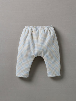 Baby's tattersall check harem pants