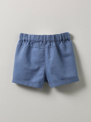 Baby's cotton and linen shorts