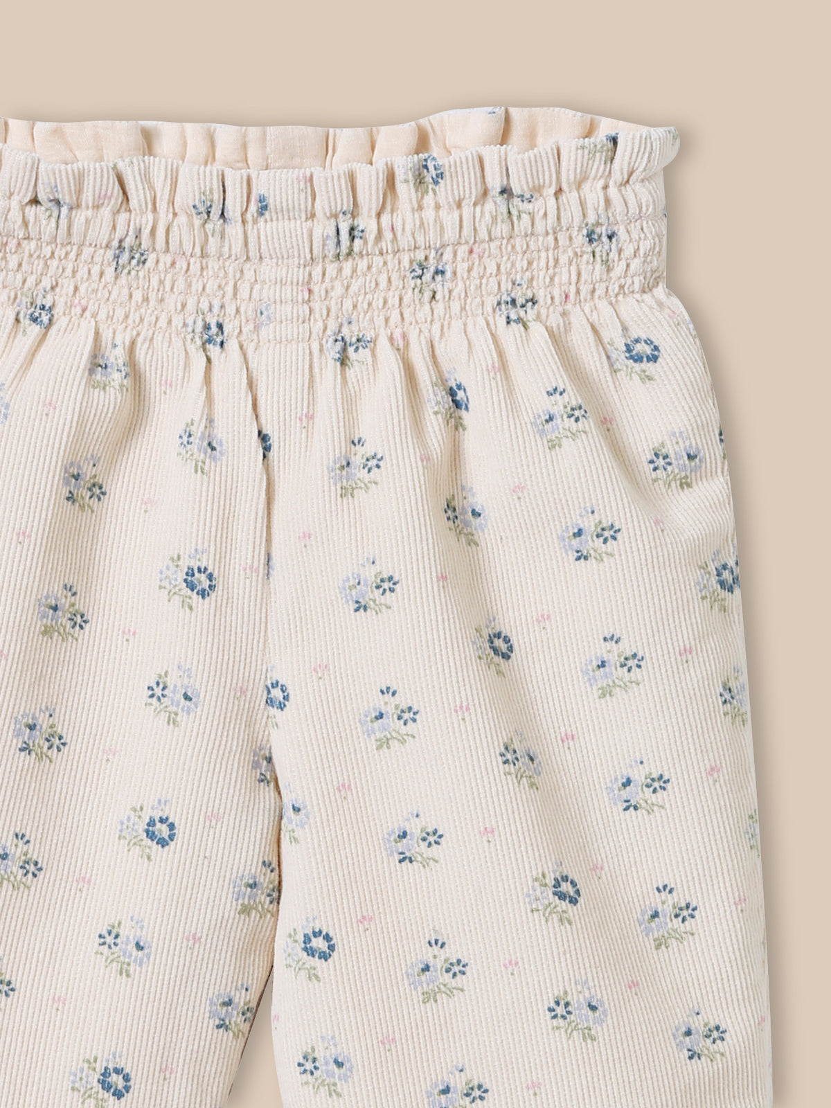 Pantalon en velours imprimé Bébé