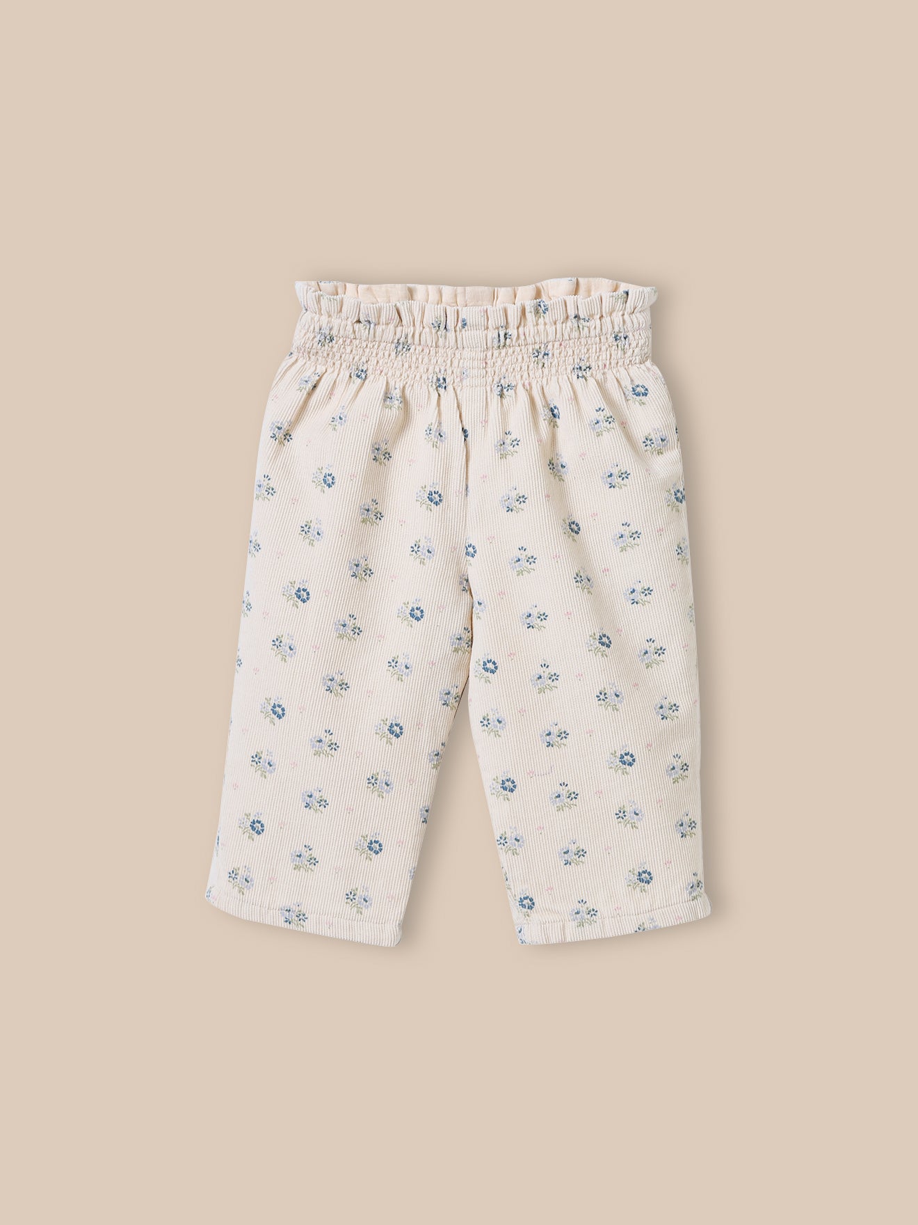 Pantalon en velours imprimé Bébé