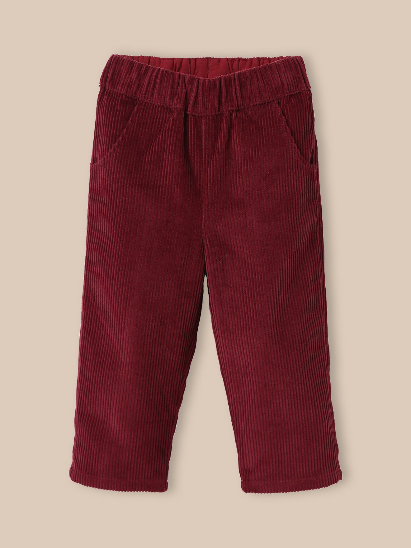 Baby's wide wale trousers