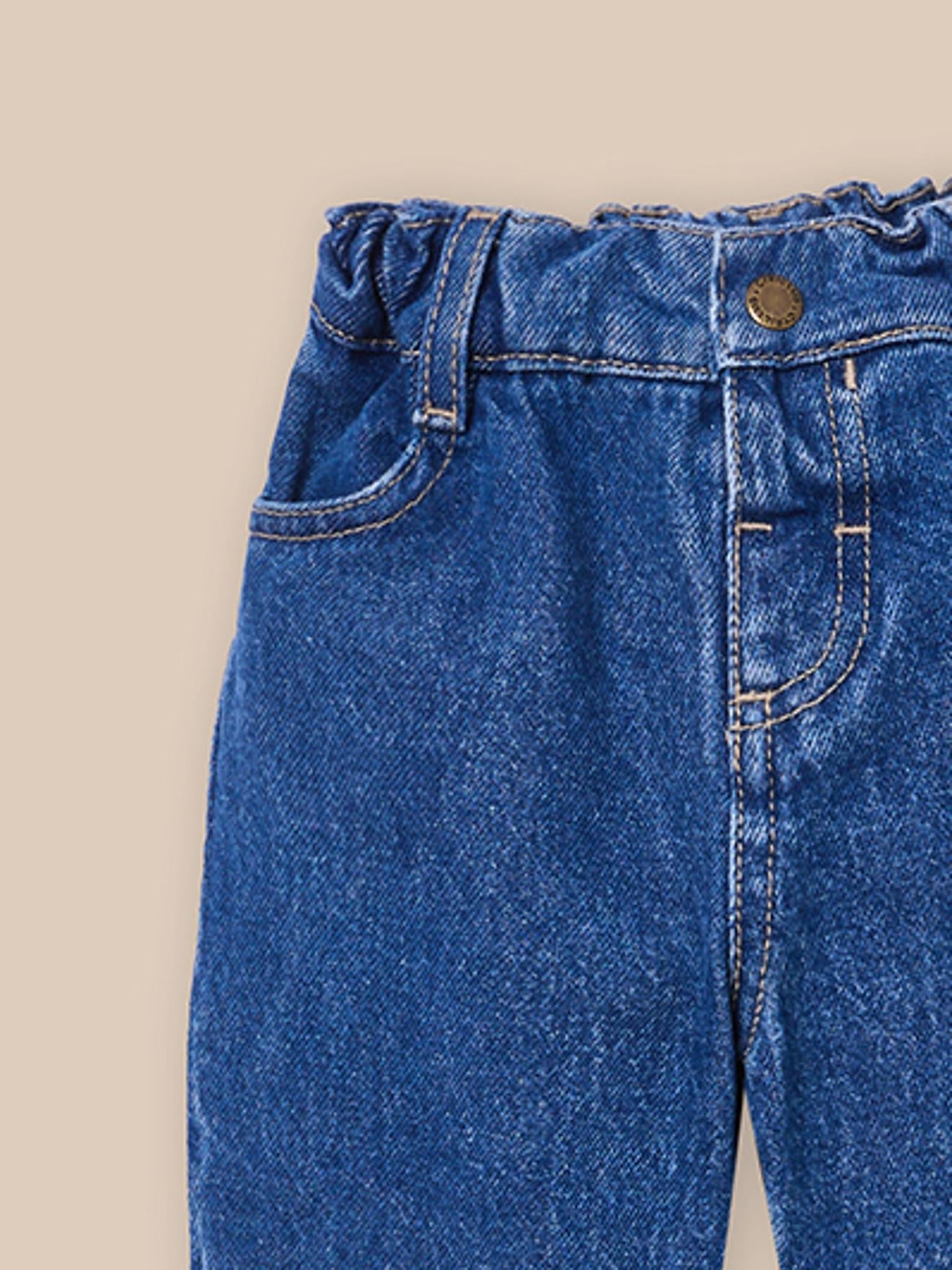 Baby's straight-leg denim trousers