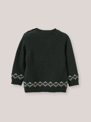 Baby's wool bear sweater