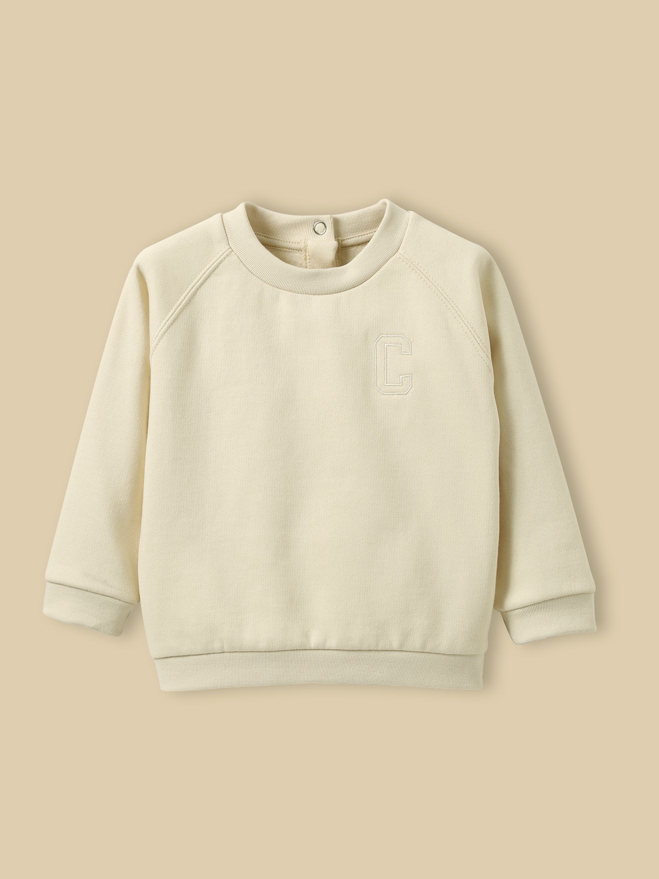 Baby embroidered sweatshirt - Organic cotton