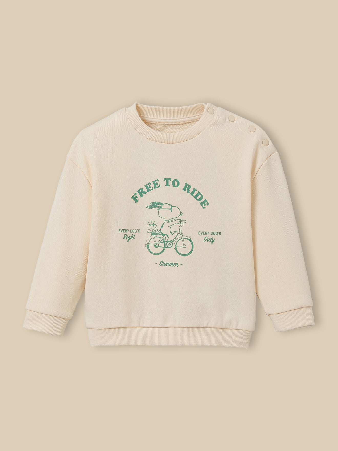 Baby's Cyrillus x Peanuts™ sweatshirt - The Snoopy Collection