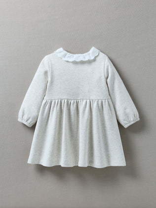 Baby's organic cotton fleece dress