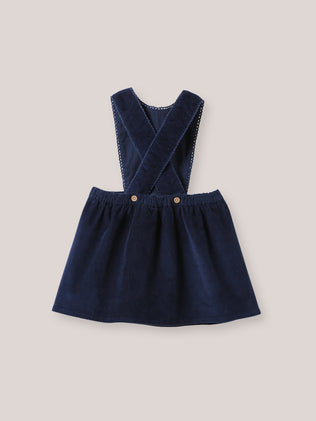 Robe-tablier bébé en velours