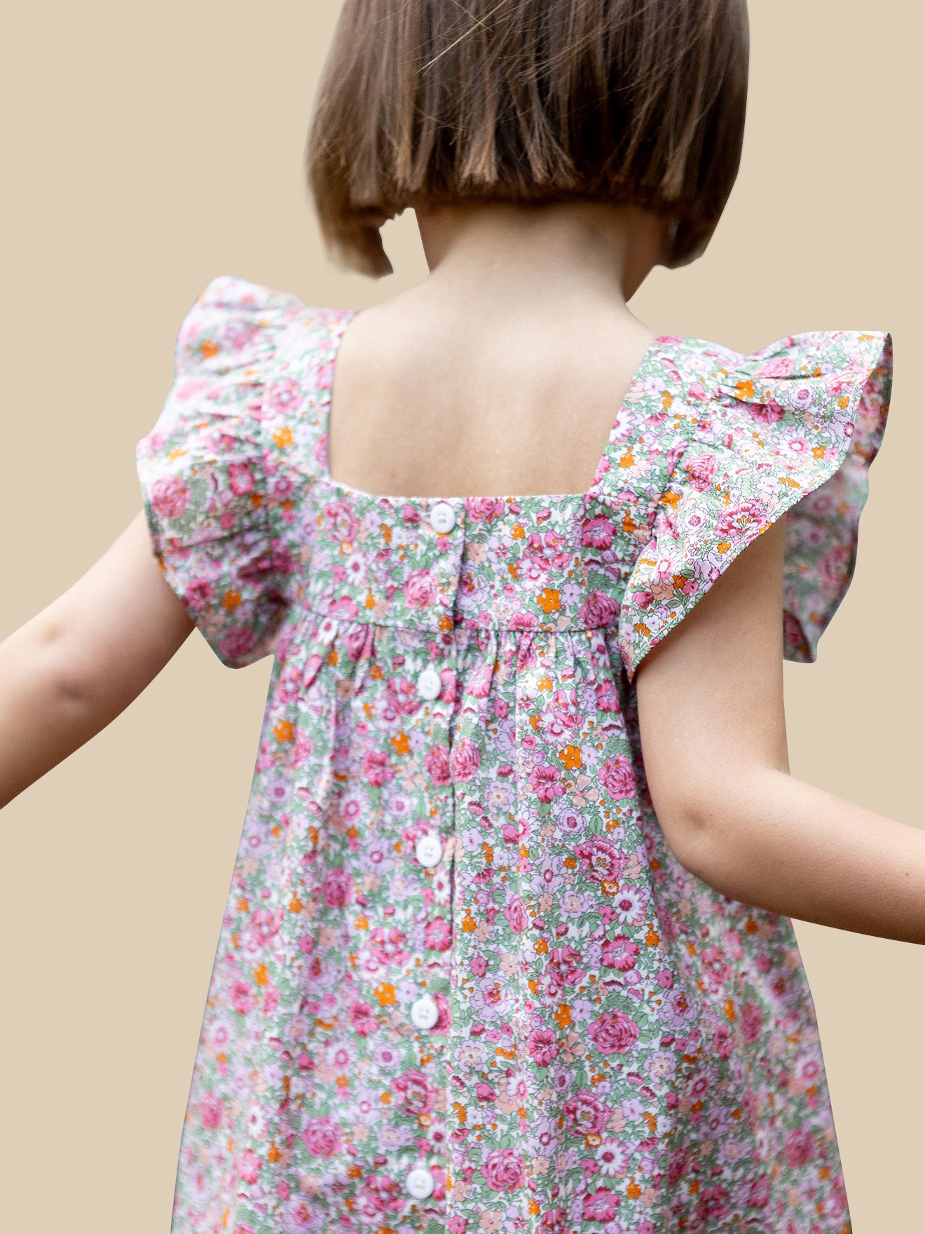 Scarlette dress in Liberty fabric - FÃªtes et Mariages collection