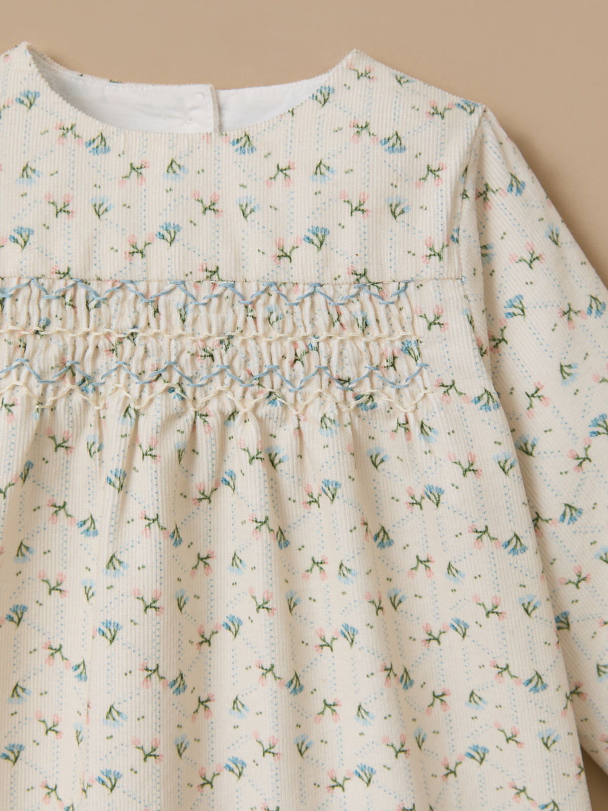 Baby printed corduroy dress