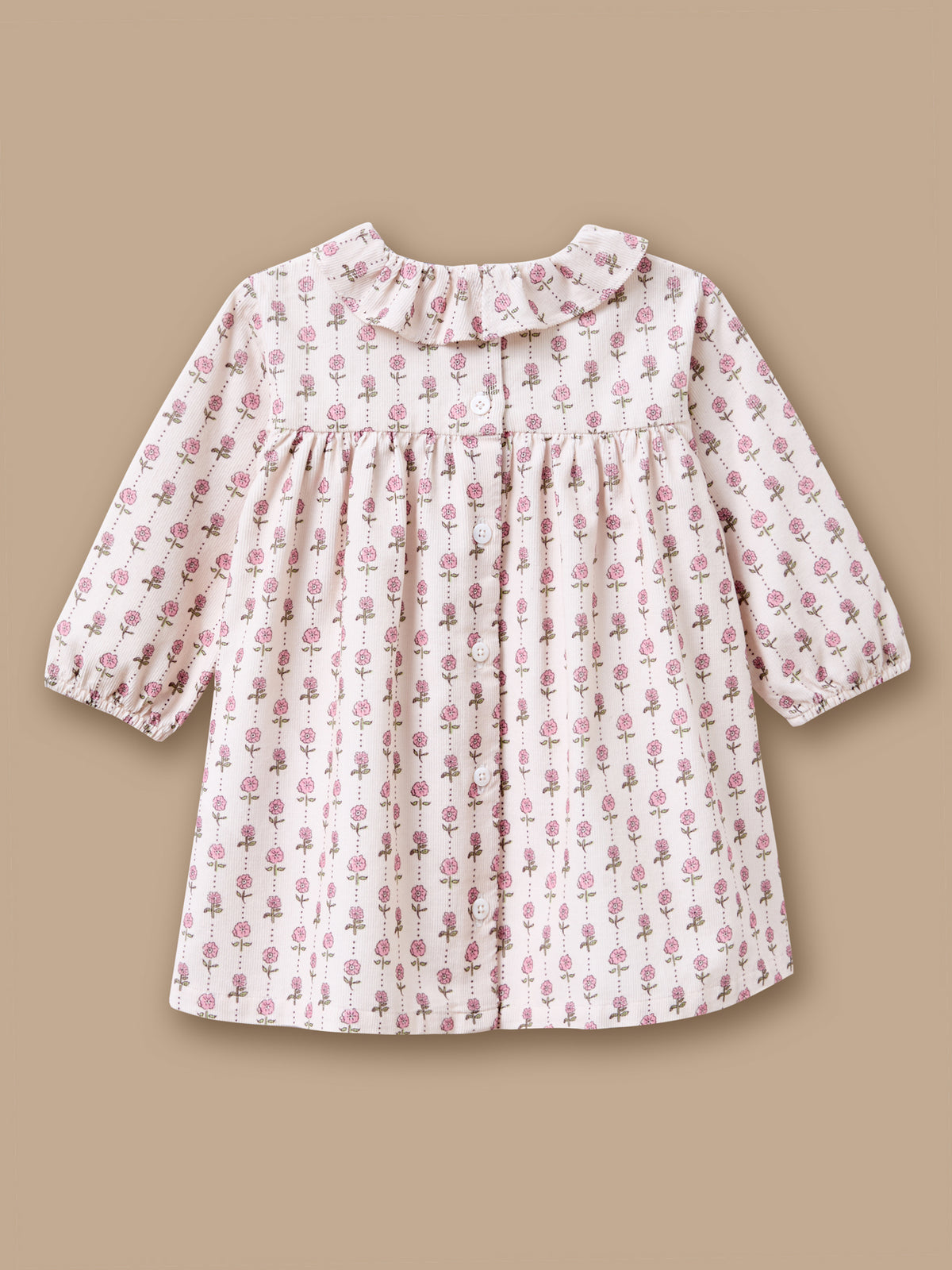 Printed Velvet Dress Baby