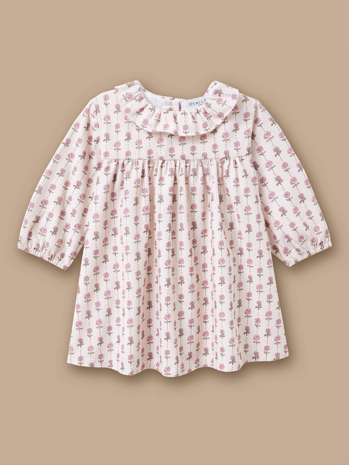Printed Velvet Dress Baby