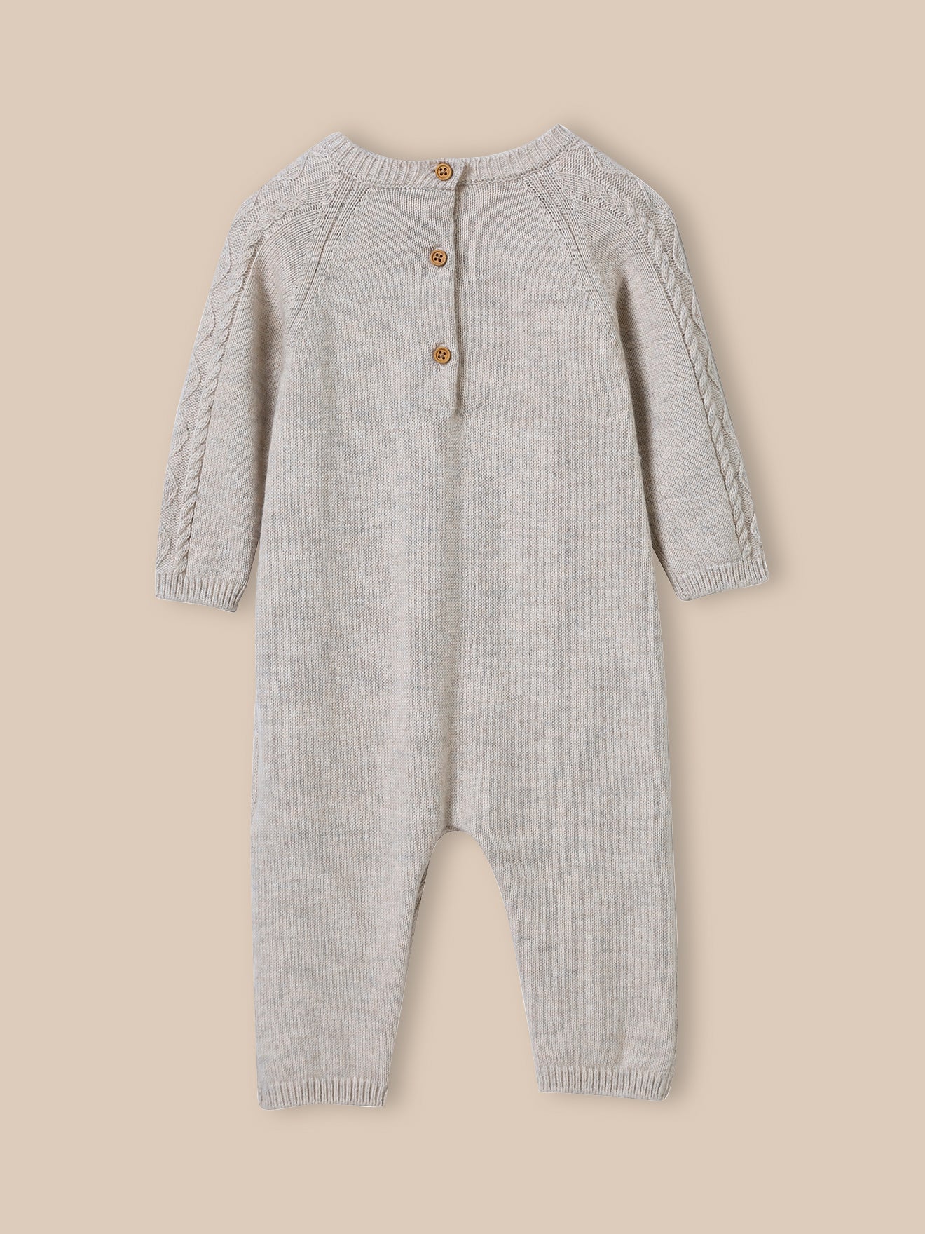 Baby's knit jumpsuit