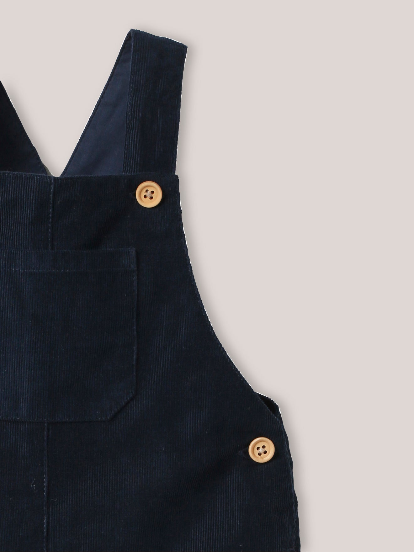 Baby's velour dungarees