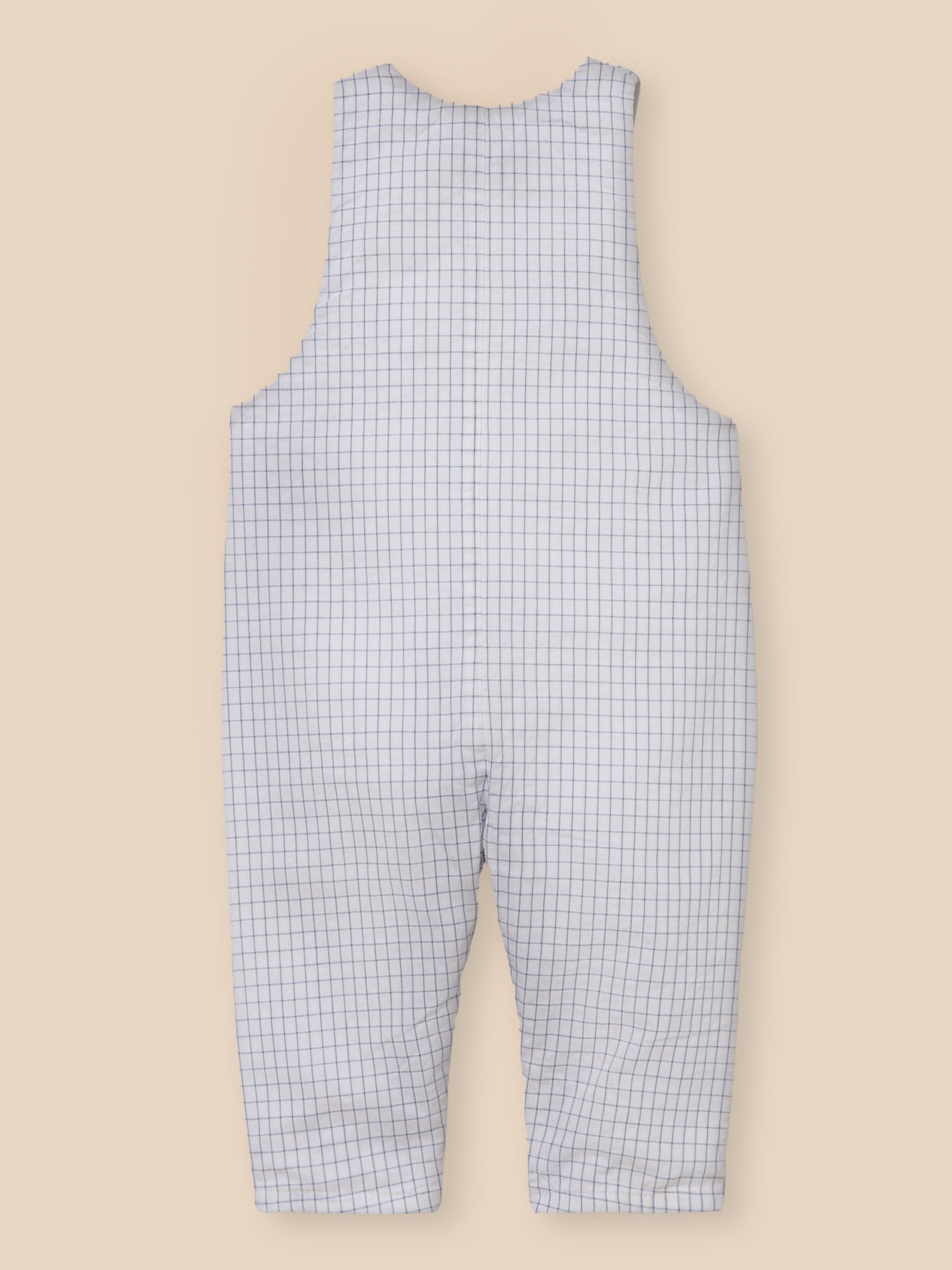 Baby's check dungarees