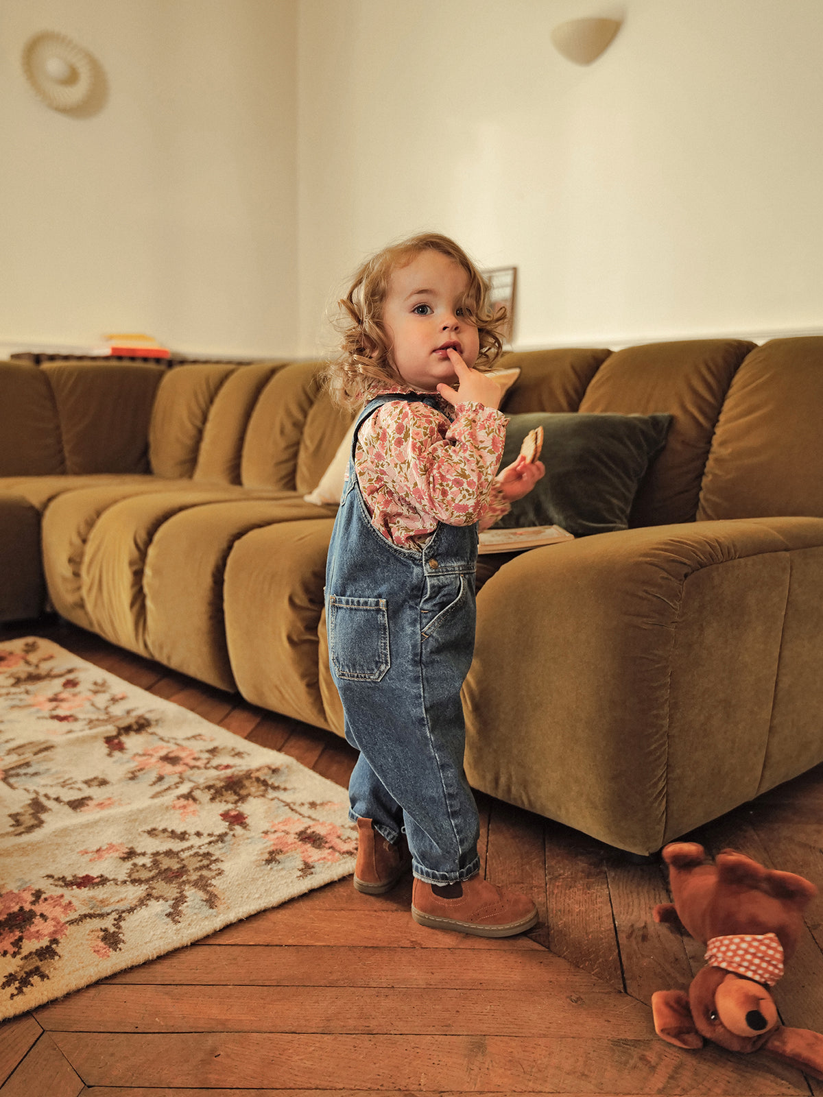 Salopette en denim Bébé