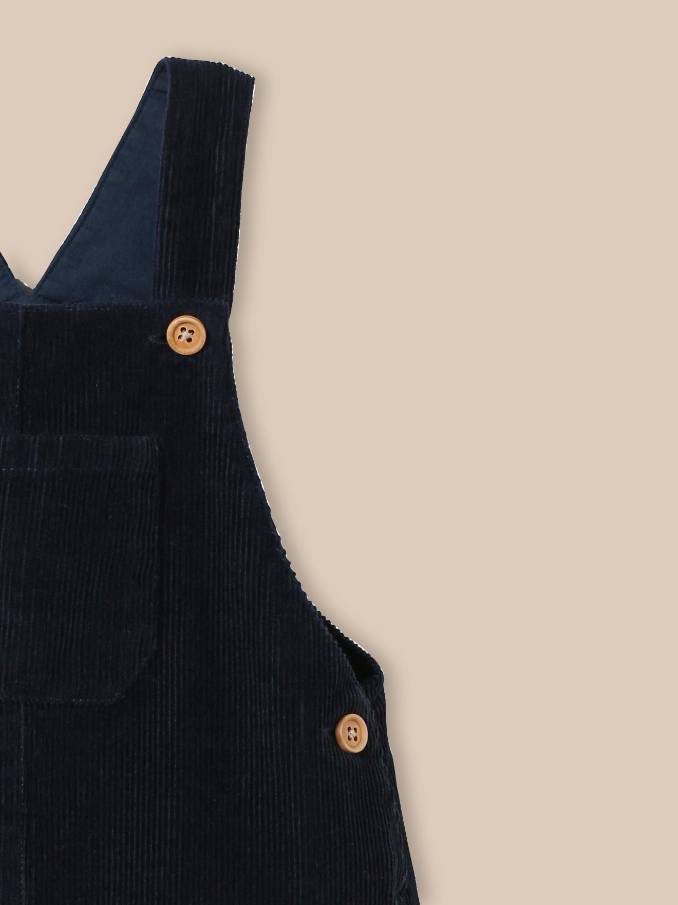 Baby's velvet overalls