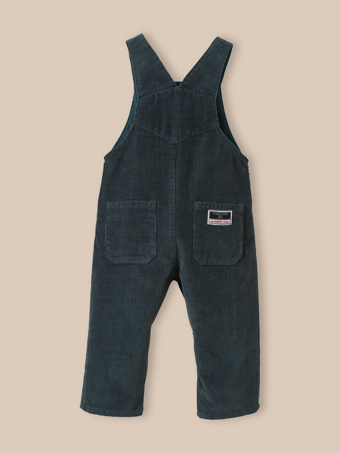 Baby's velvet overalls