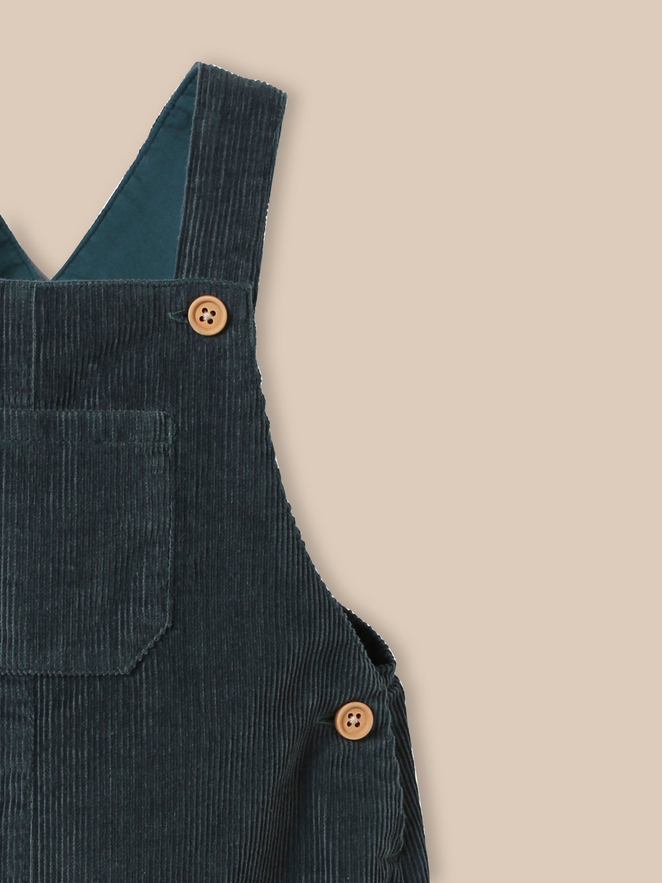Baby's velvet overalls