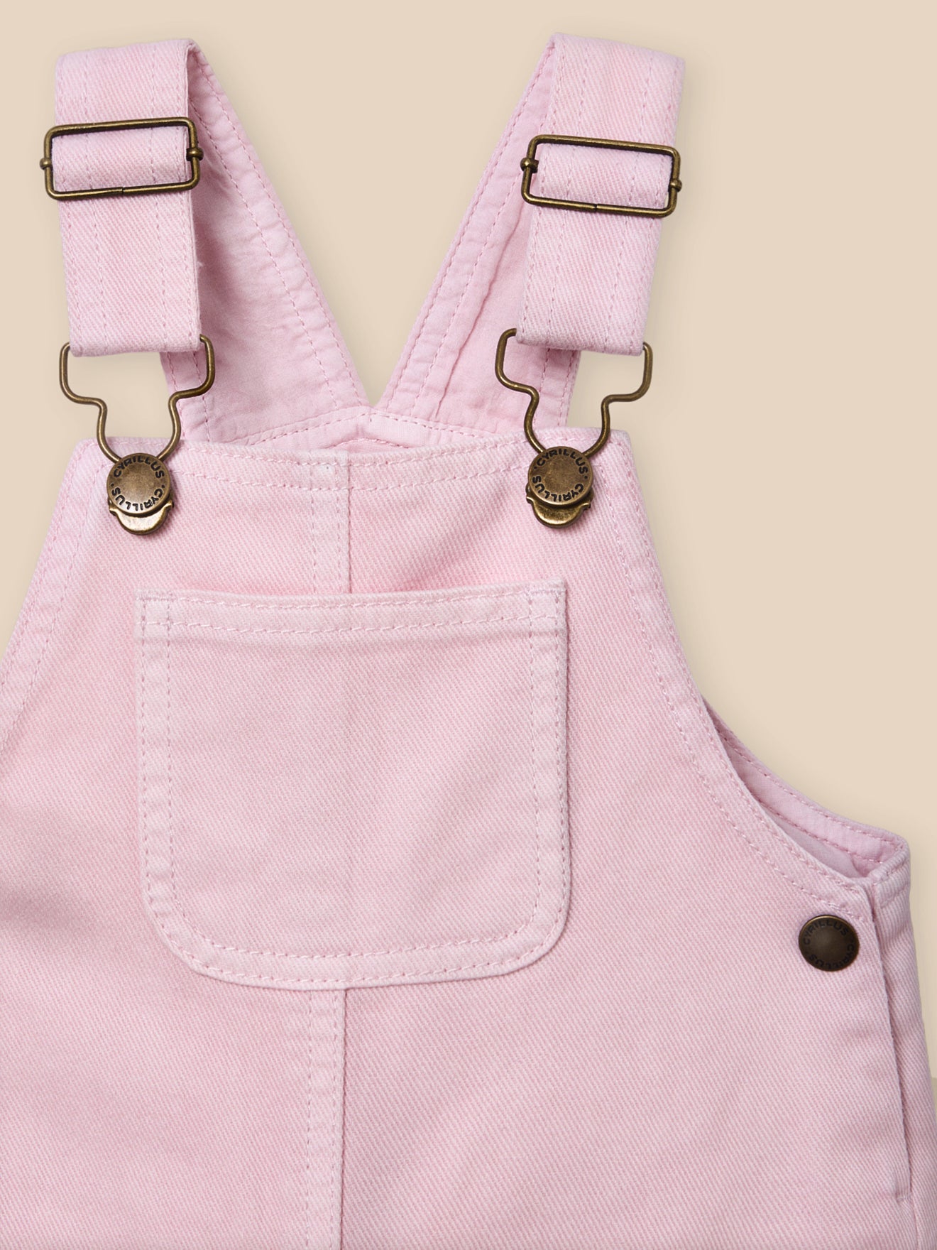 Salopette en twill Bébé