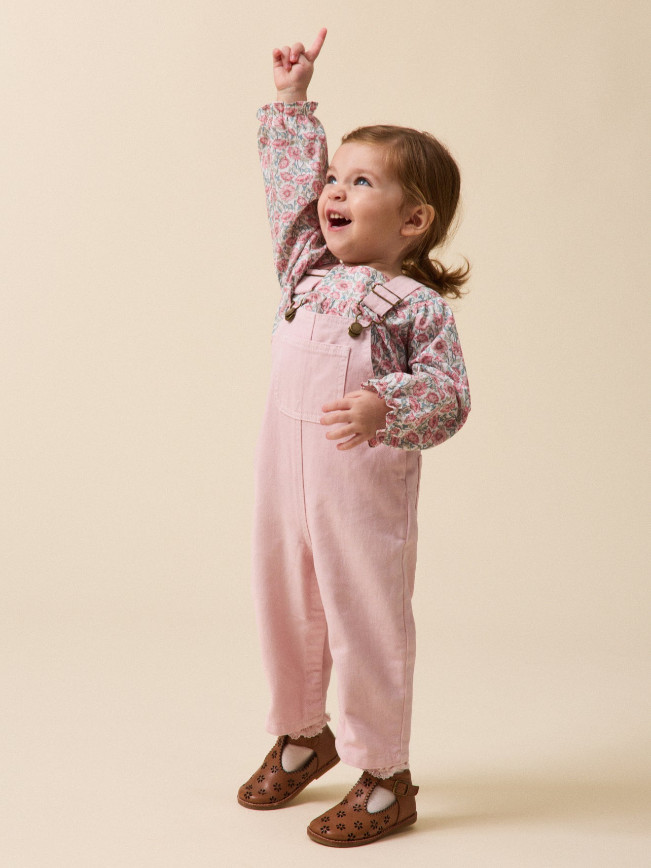 Salopette en twill Bébé