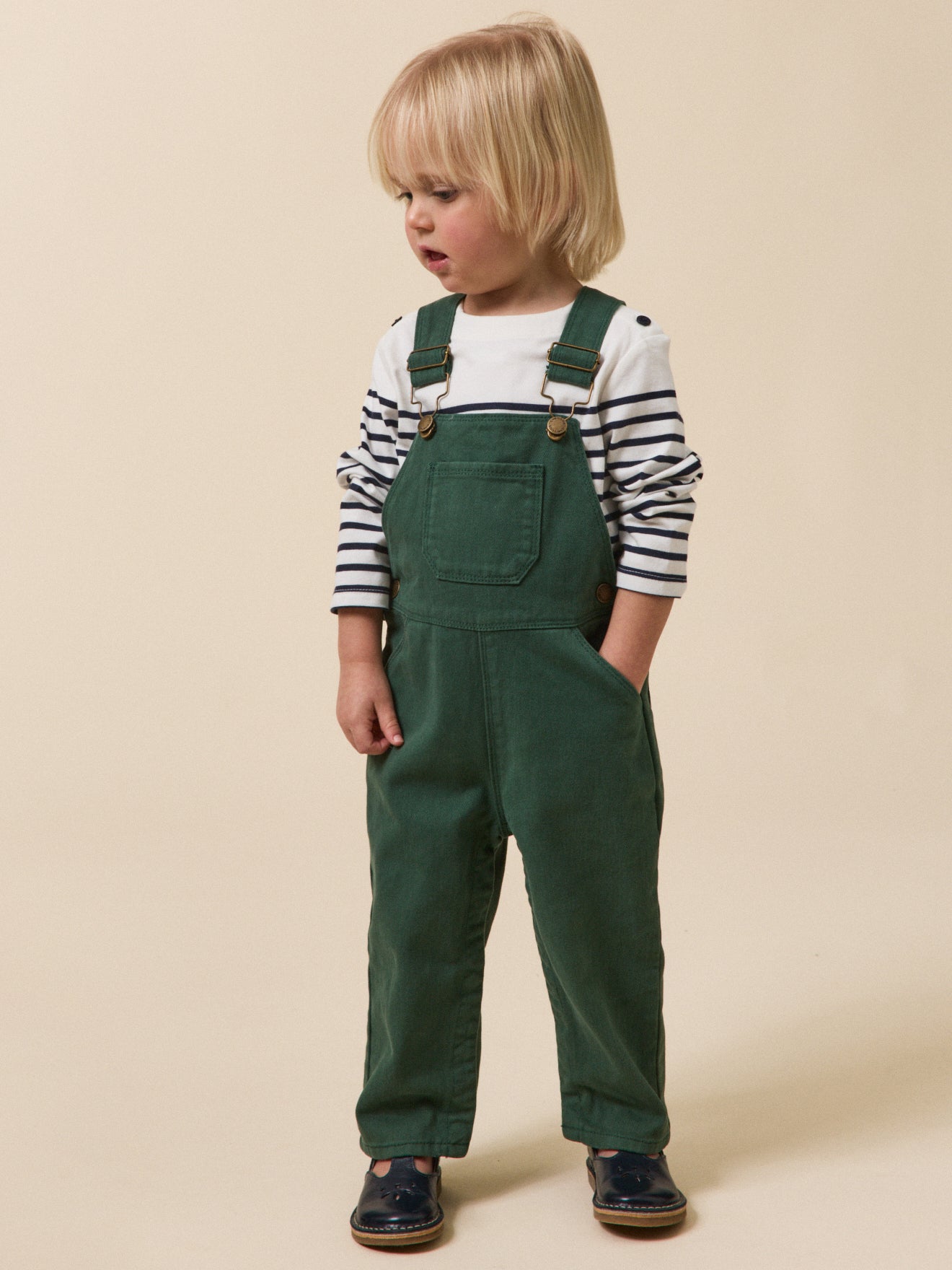 Salopette en twill Bébé