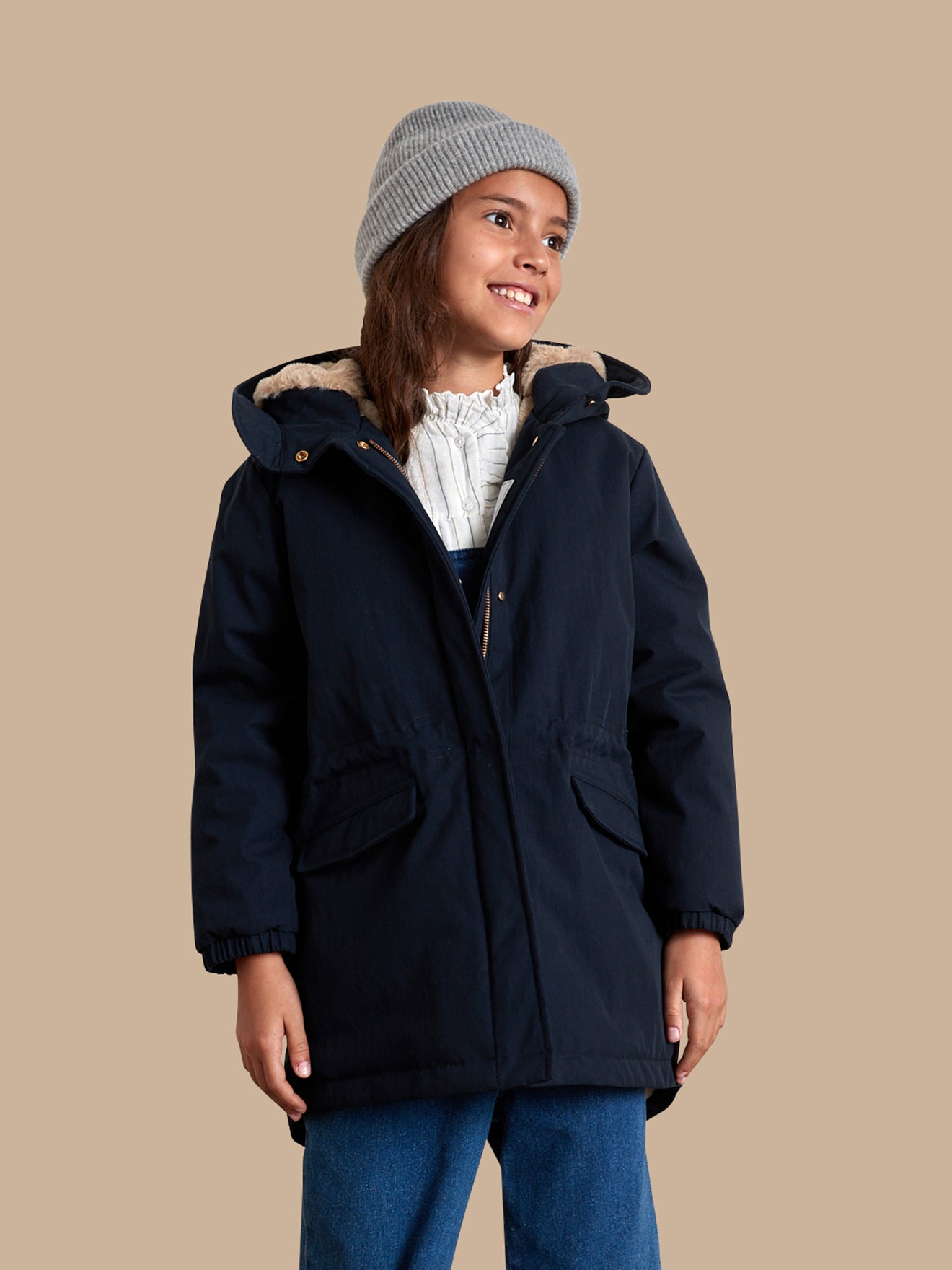 Faux fur parka - The Junior Collection