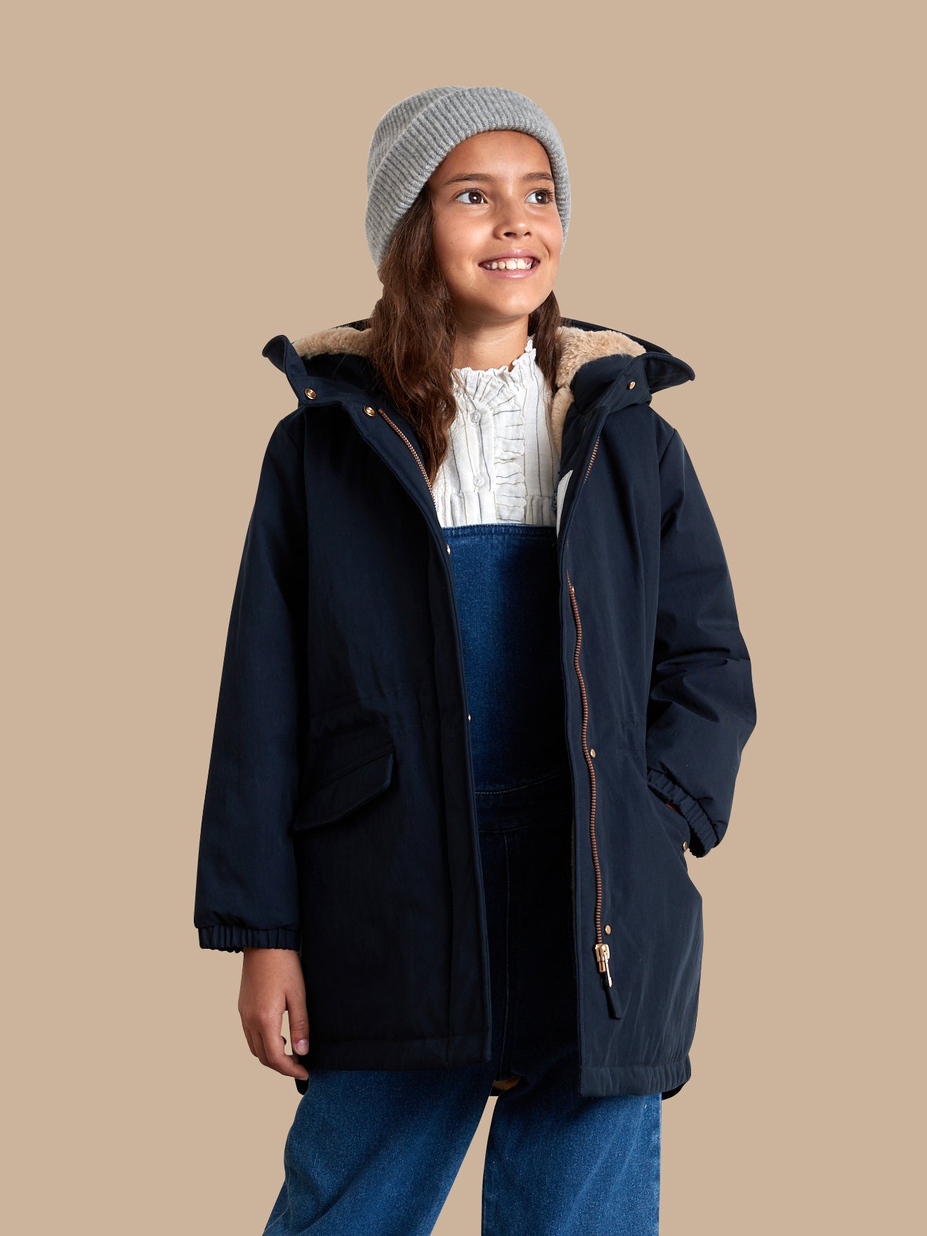 Faux fur parka - The Junior Collection