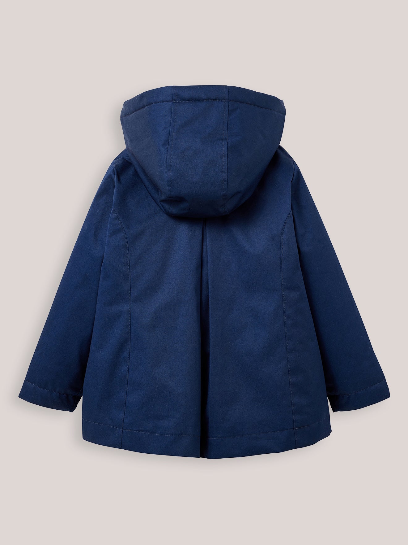 Girl's lined peacoat