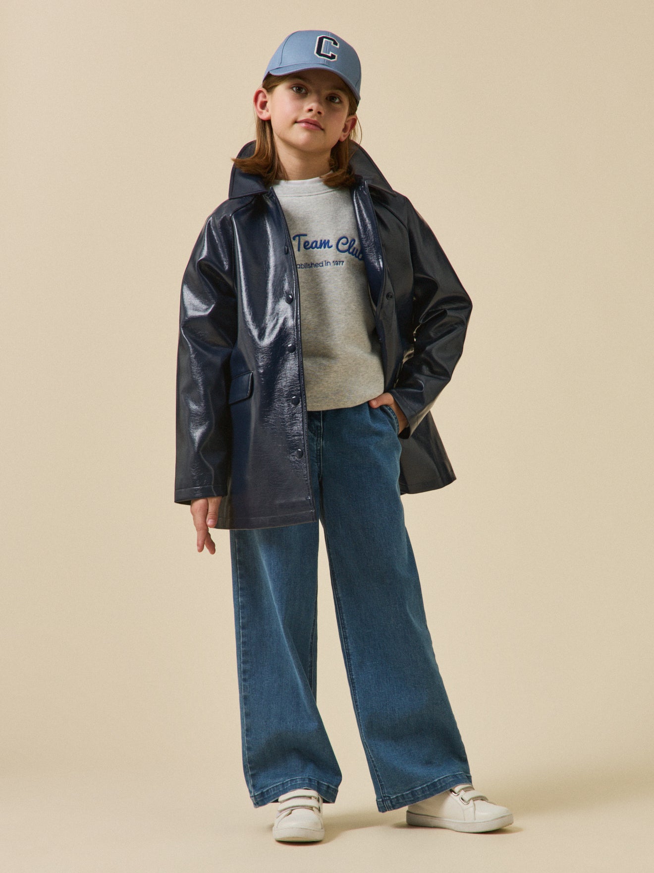 Girl's vinyl raincoat with hood - Cyrillus COM