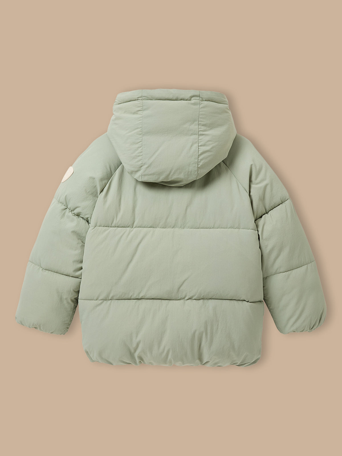 Girl's fleece-lined puffer