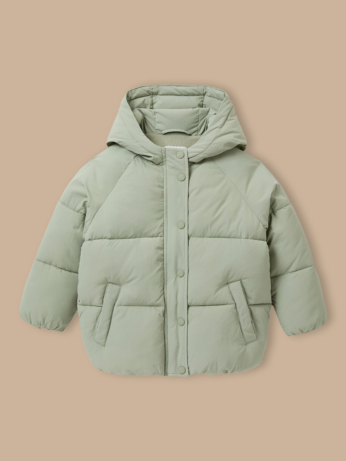 Girl's fleece-lined puffer