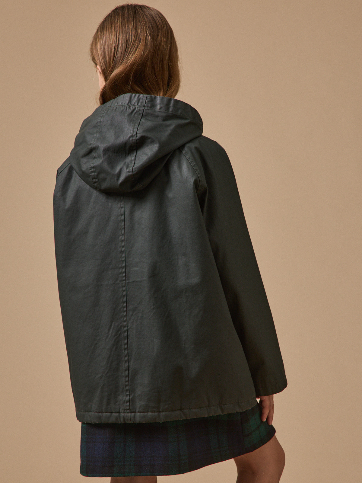 Veste en coton enduit Fille