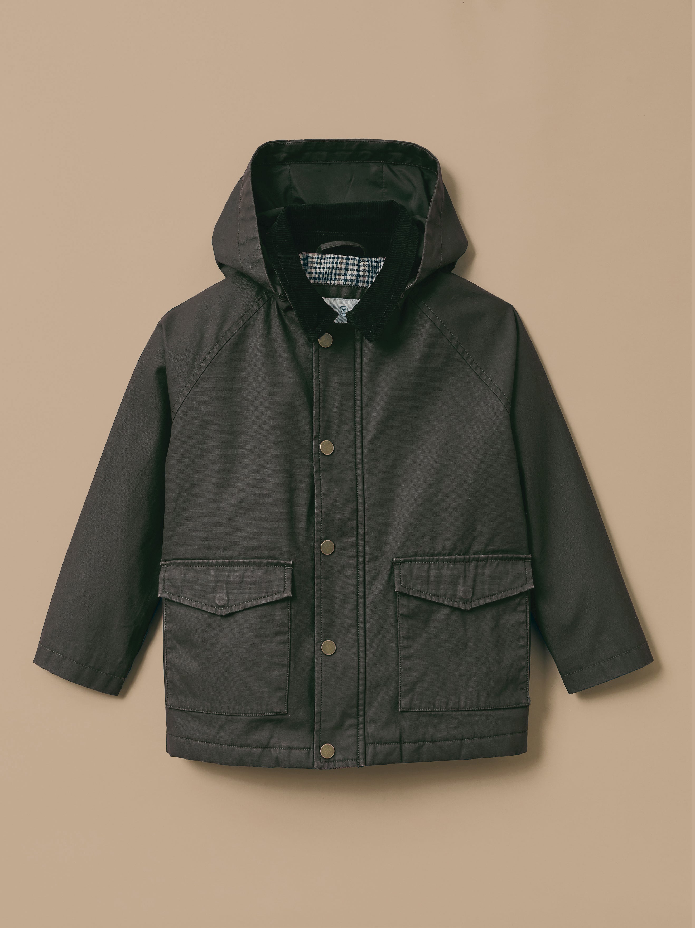 Girl's coated cotton jacket