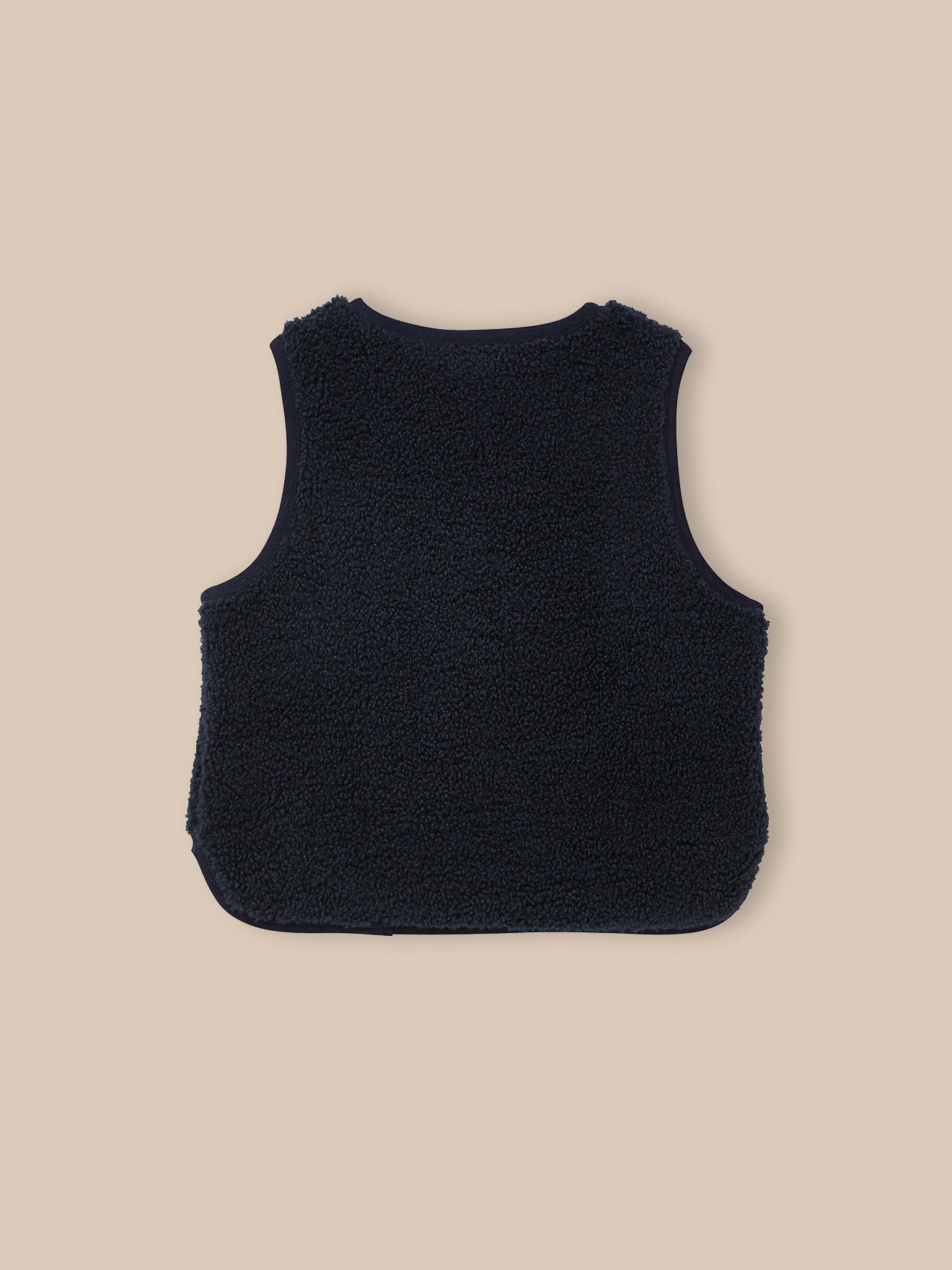 Girl's sherpa sleeveless jacket