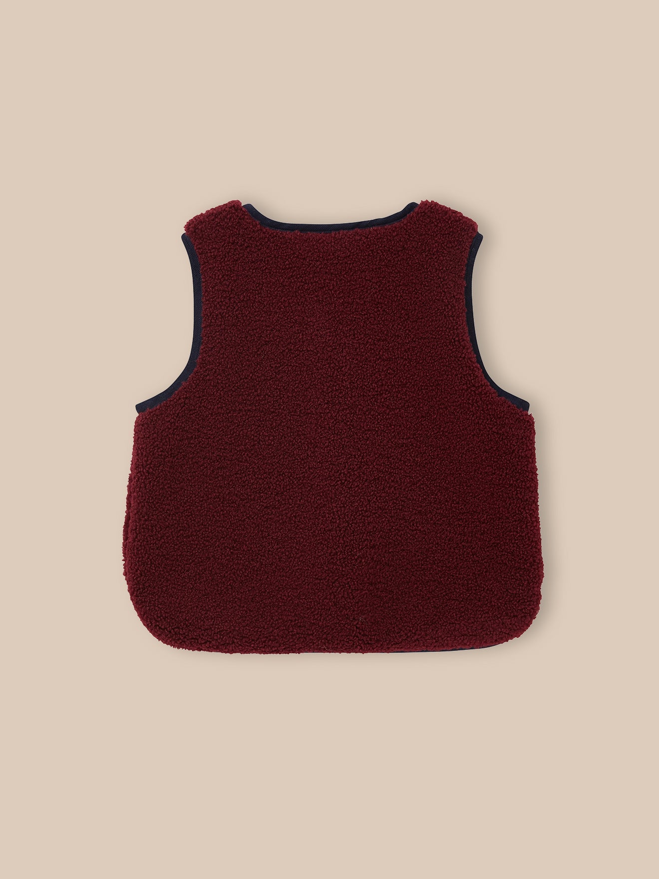 Girl's sherpa sleeveless jacket